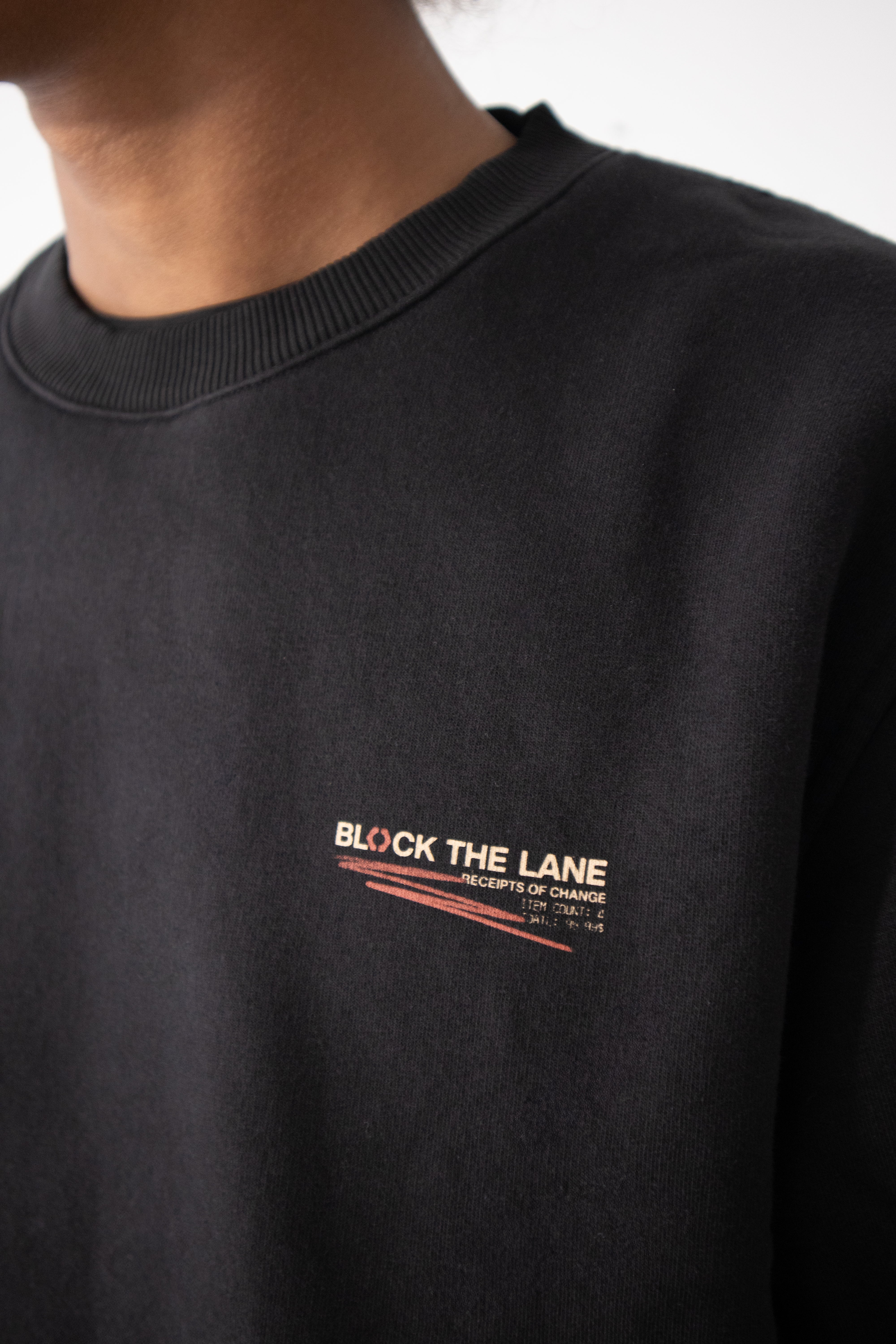 Receipts of Change Crewneck
