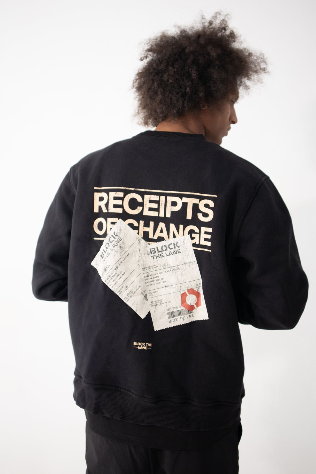 Receipts of Change Crewneck