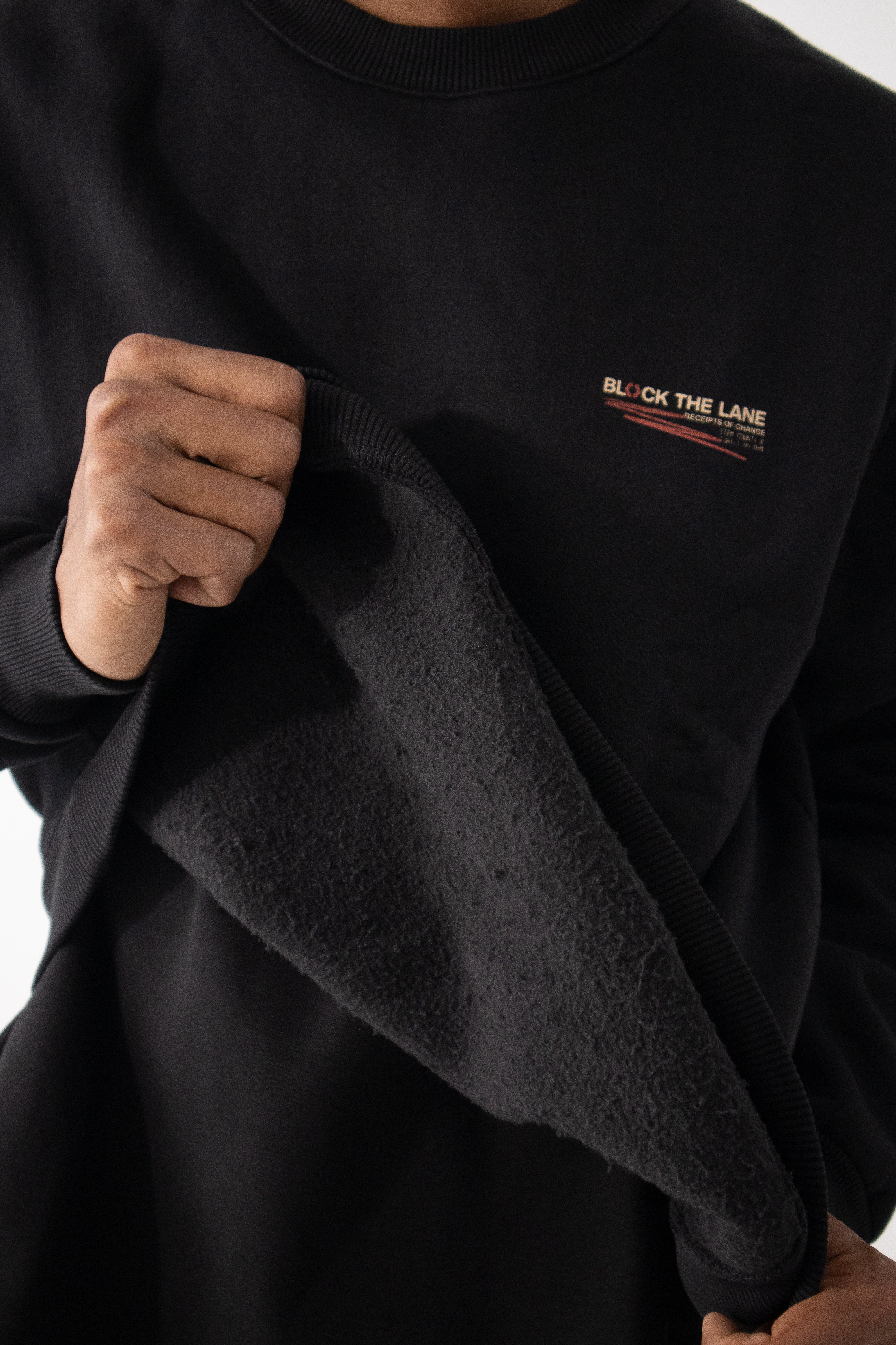 Receipts of Change Crewneck